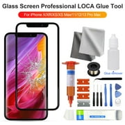 Anvazise Glass Screen Professional LOCA Glue Tool Tempered Glass External Front Touch Screen Repair Parts for iPhone X/XR/XS/XS Max/11/12/13 Pro Max for iPhone XR